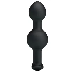 Pretty Love DUO Heavy Balls Silicone Butt Plug 10.4 x 2.6 cm